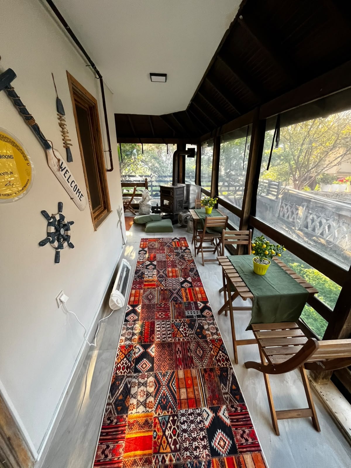 Veranda oturma alanı